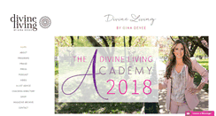 Desktop Screenshot of divineliving.com